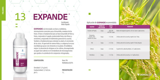 Expande 5L | Boro Molibdeno | Grandes Campos