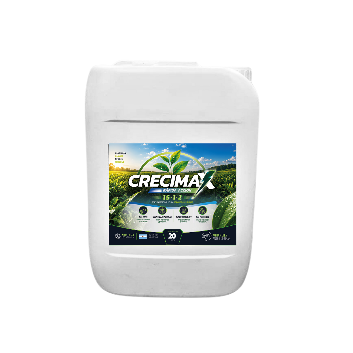 Fertilizante Foliar Crecimax 15-1-2 x 20 l