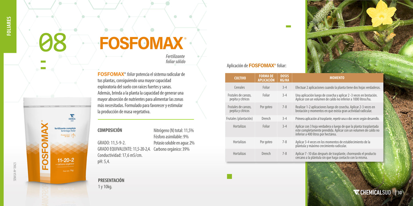 Fosfomax 10kg | 11-20-02 | Enraizamiento Profesional