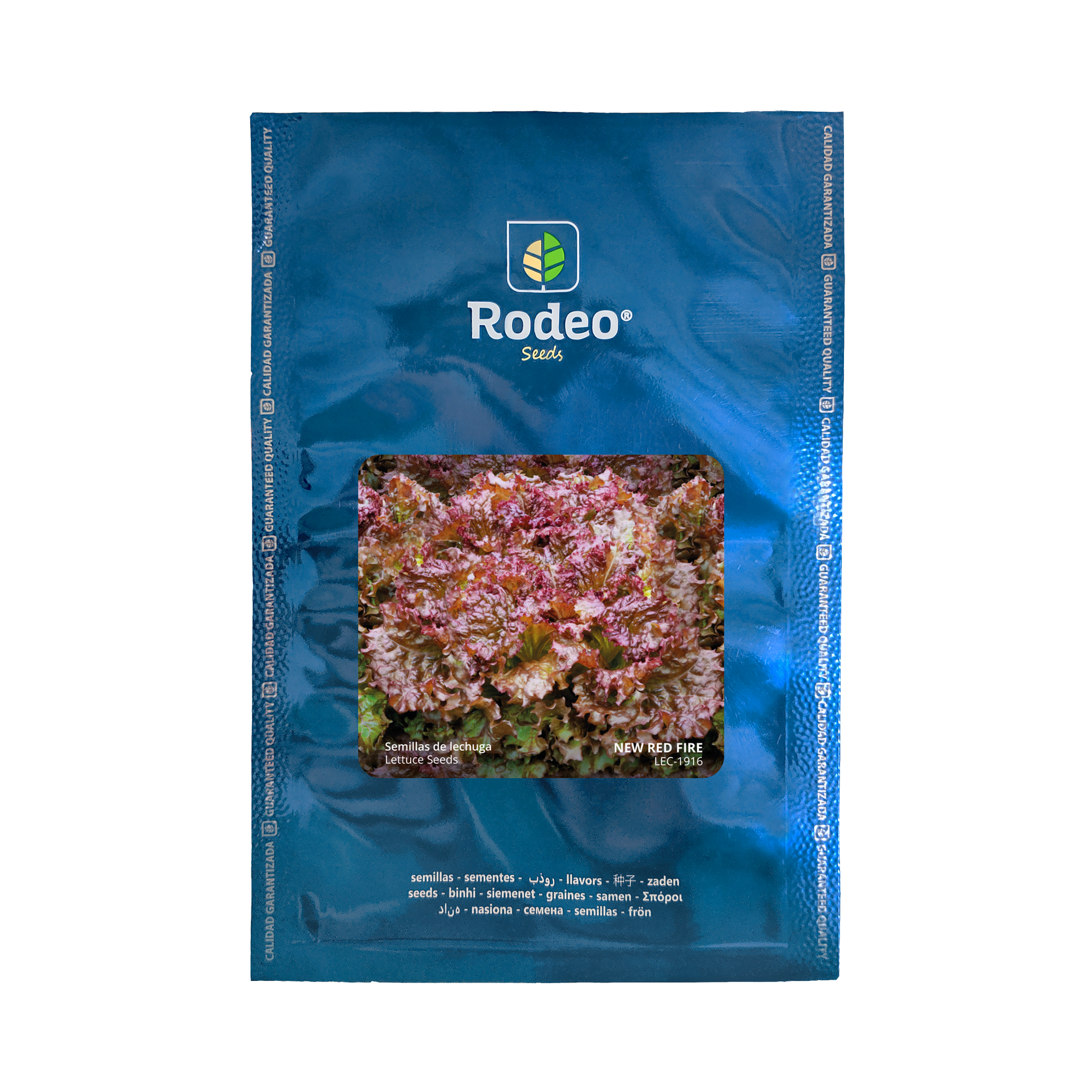 Lechuga crespa New Red Fire - Rodeo Semillas (paquete)