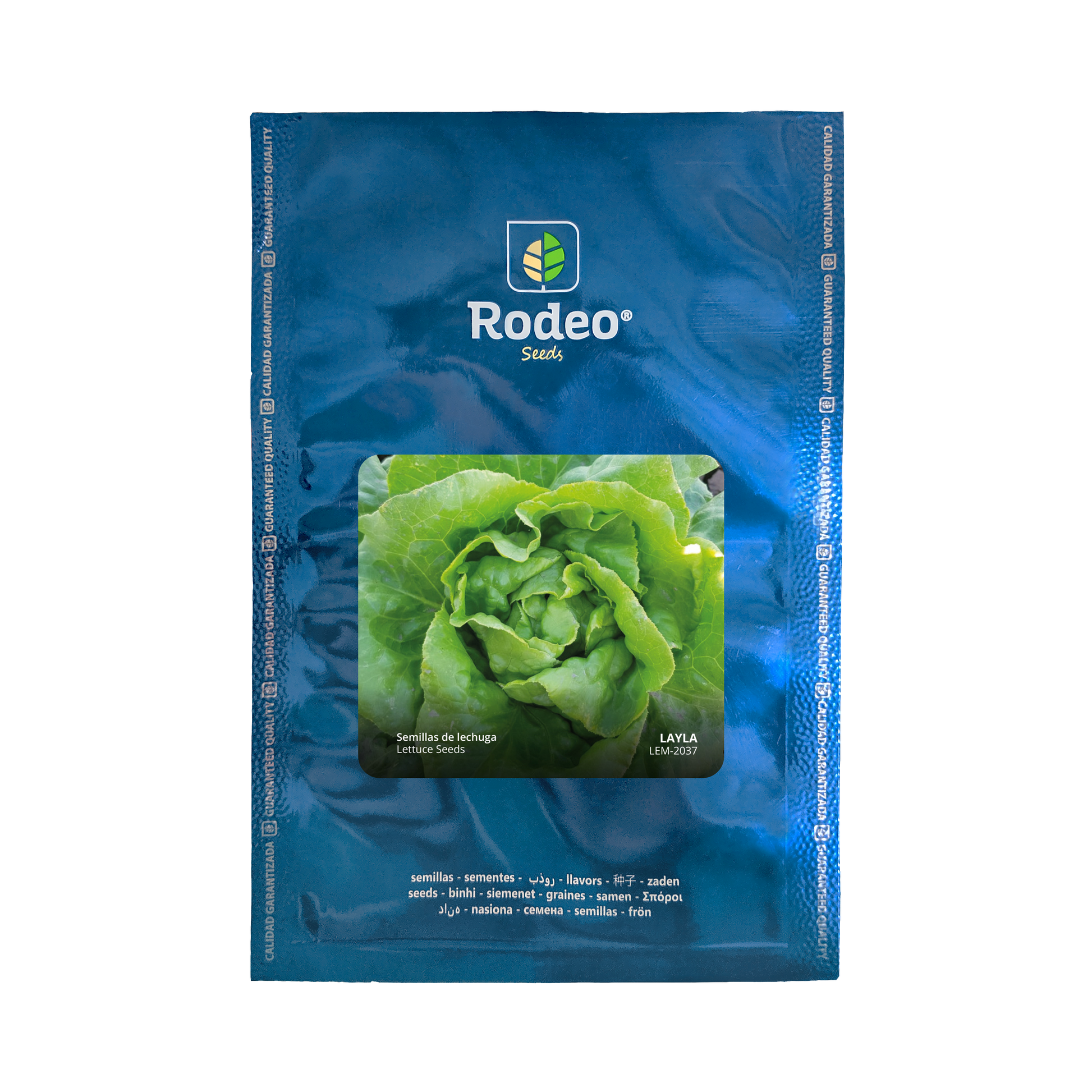 Lechuga mantecosa Laylana caja x50 - Rodeo Semillas (paquete)