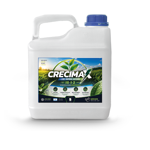 Fertilizante Foliar Nitrogenado Crecimax 15-1-2 5L Chemical Sud
